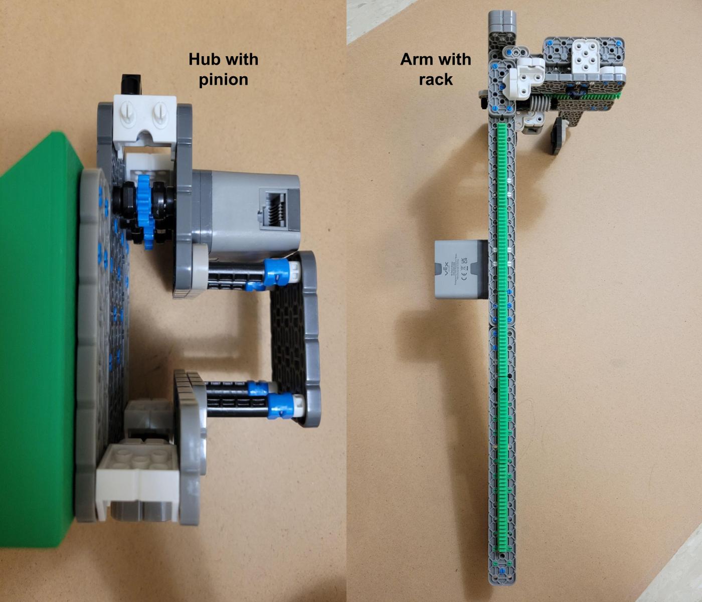 Rack and Pinion Arm