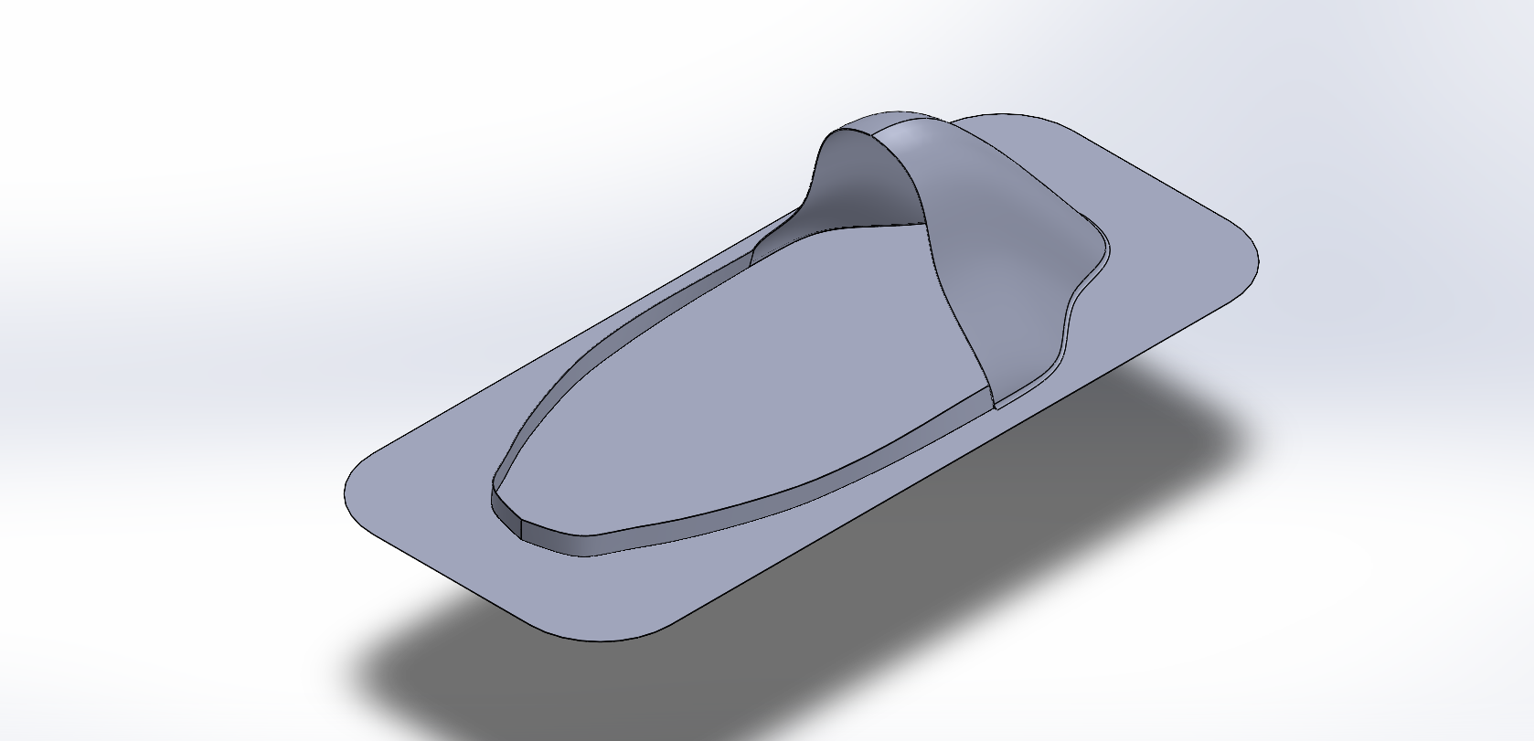 Initial design of bubble canopy